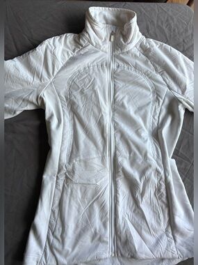 lululemon athletica White Full-Zip Quilted Puffer Jacket